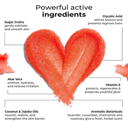 Sugar Veil – Revitalizing pre-shave exfoliant